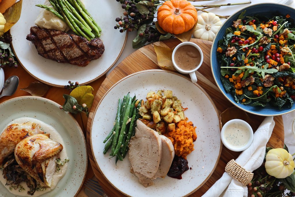 Join us on Thanksgiving! We're offering a three-course Prix Fixe menu that will include a traditional turkey dinner complete with all the trimmings, along with à la carte options as well.